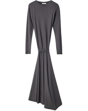Lemaire Fluid Long-Sleeve Dress - Blue