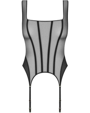 Maison Close L'Amoureuse Corset - Black
