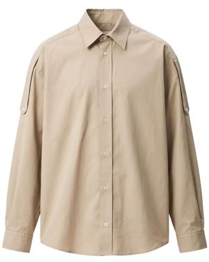 ADNYM Sergeant Buttoned-Flap Shirt - Natural