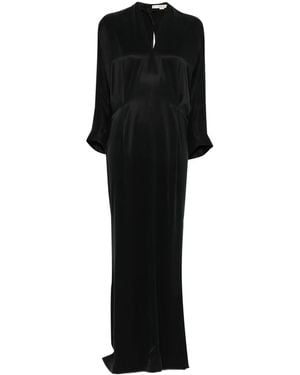 Remain Bat-Sleeve Maxi Dress - Black