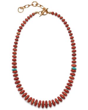 Lizzie Fortunato Paros Beaded Necklace - Metallic