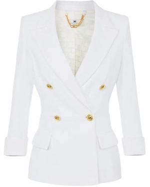 Elisabetta Franchi Jacket - White
