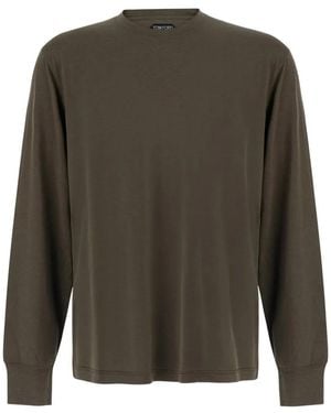 Tom Ford Long-Sleeve T-Shirt - Green