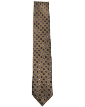 ZEGNA Patterned Tie - White