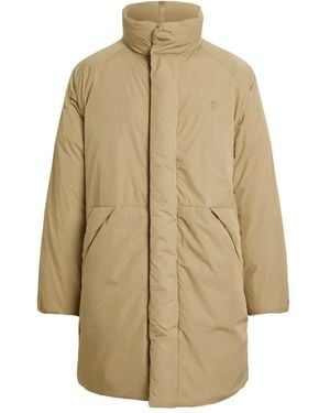 Polo Ralph Lauren Funnel-Neck Coat - Natural