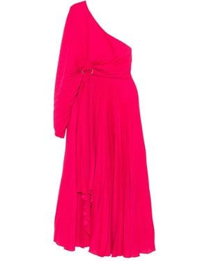 Acler Sadgill Pleated One-Shoulder Dress - Pink