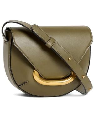 Wandler Small Veneto Leather Crossbody Bag - Green