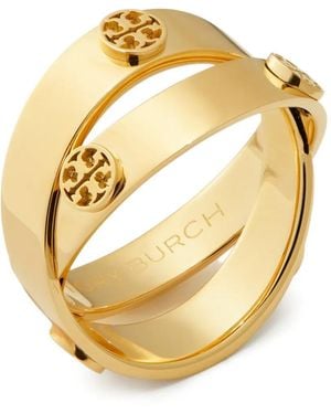 Tory Burch Anillo Icon Doble - Metálico