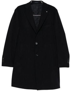 Tagliatore Front-button wool coat - Schwarz