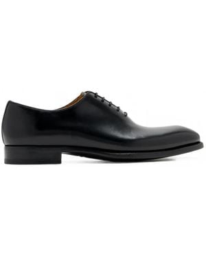 Magnanni Cardiff Leather Lace-Up Shoes - Black