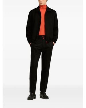 Kiton Tapered-Hose Mit Stretchbund - Schwarz