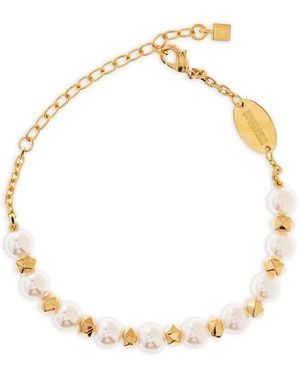 DSquared² Faux-Pearl Bracelet - Metallic