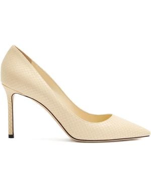 Jimmy Choo 85Mm Romy Pumps - Natural