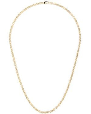 Lizzie Mandler Micro Chain ネックレス 18kイエローゴールド - ホワイト