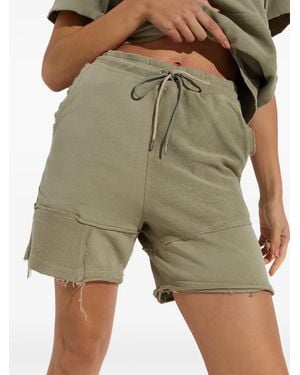 SER.O.YA Dax Shorts Met Franje En Trekkoord - Groen