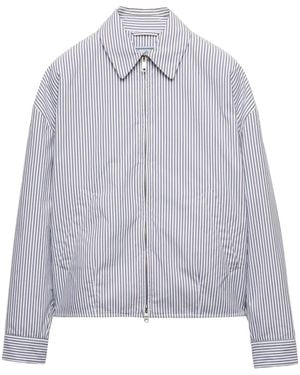 Prada Striped Jacket - Gray