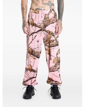 Pleasures X Juicy Couture Pantaloni Sportivi Realtree - Rosa