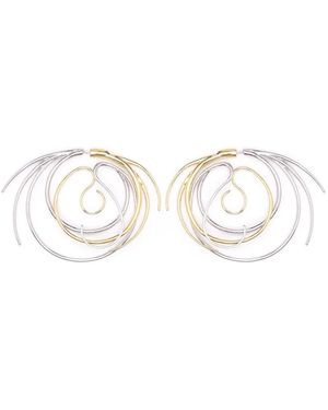 Panconesi Pendientes Vortice - Blanco