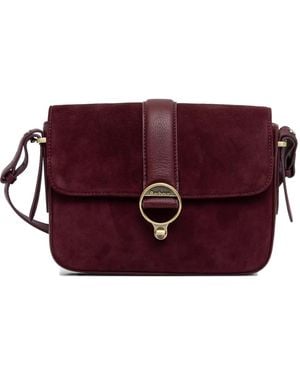 Barbour Rosa Ring Detail Cross Body Bag - Purple