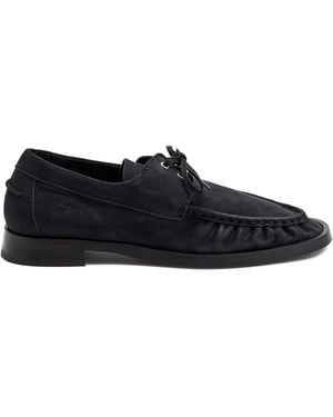 Miista Loafer aus Wildleder - Schwarz