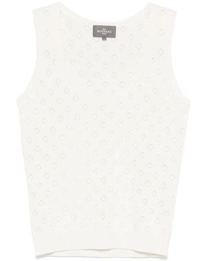 Eric Bompard Pointelle Tank Top - White