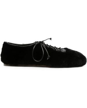 forte_forte Baskets À Lacets - Black