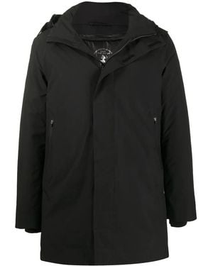 Save The Duck Logo Patch Coat - Black