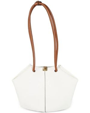 Coccinelle Kamy Top-Handle Shoulder Bag - White