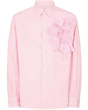DSquared² Rosette Dropped Shoulder Shirt - Pink