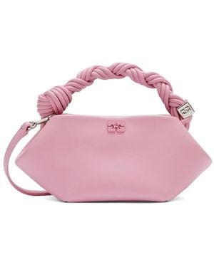 Ganni Mini Bou Tote Bag - Pink