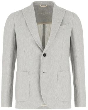 Circolo 1901 Textured Blazer - Grey