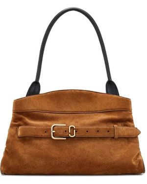 Marc Jacobs Dakota スエード ショルダーバッグ L - ブラウン