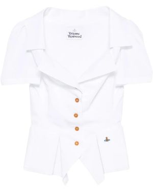 Vivienne Westwood Monday Peplum Shirt - White