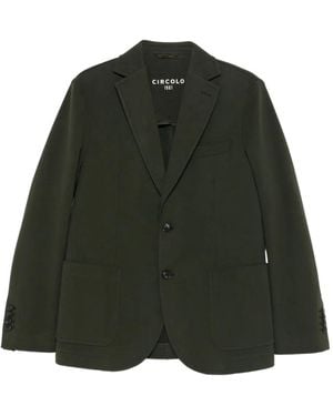 Circolo 1901 Buttoned Patch-Pocket Jacket - Green
