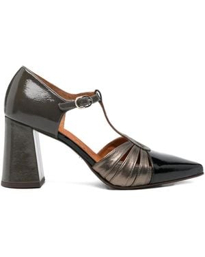 Chie Mihara Mules con tacón - Metálico