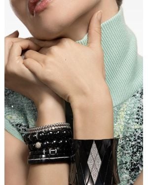 ’ROBERTO DEMEGLIO Pulsera Con Diamantes - Negro