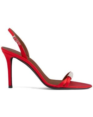 Giuseppe Zanotti Sandales Lena À Talon Aiguille - Red