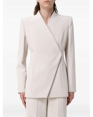 Hanita Cappotto Asimmetrico - Bianco
