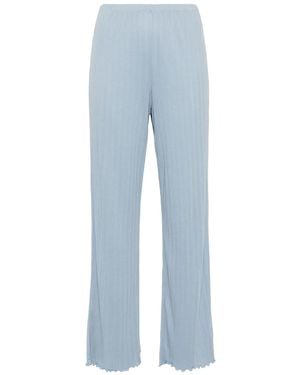 Eberjey Pointelle Trousers - Blue