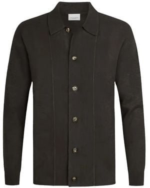Profuomo Button-Up Shirt - Black