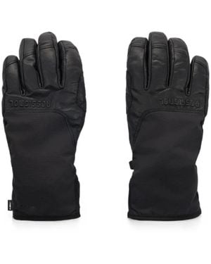 Rossignol Handschoenen Met Klittenband En Logo-Reliëf - Zwart