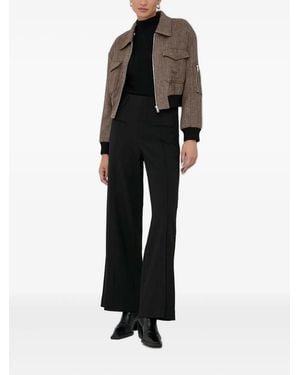 Miss Sixty Wool Cropped Jacket - Black