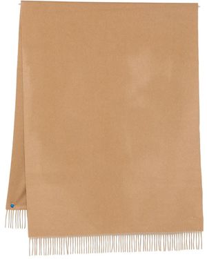 Max Mara Fringed cashmere scarf - Neutro