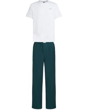 Karl Lagerfeld Kurzärmeliger Pyjama - Weiß