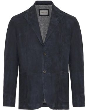 Corneliani パッチポケット ジャケット - ブルー
