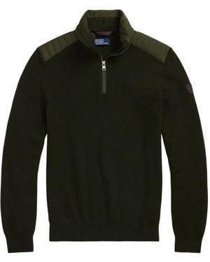 Polo Ralph Lauren Pull À Empiècements Matelassés - Vert