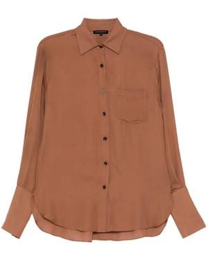 Kiki de Montparnasse Georgette Shirt - Brown