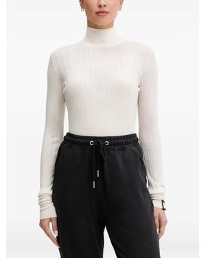 Colmar Turtleneck Ribbed Sweater - White