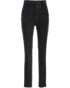 Gucci Leggings Aus Samt - Schwarz