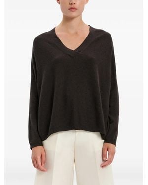 arch4 Pullover Mit V-Ausschnitt - Schwarz